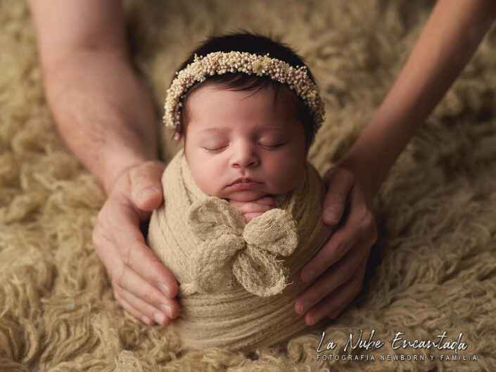 sesion fotografica newborn - la nube encantada