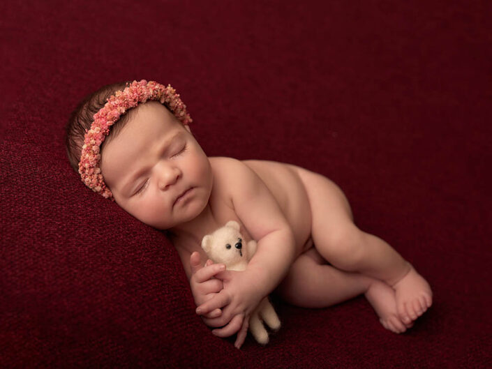 sesión fotos newborn en estudio