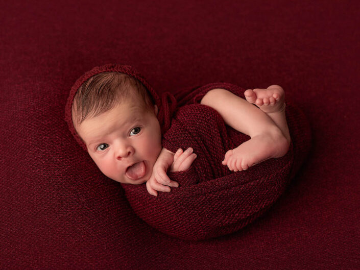 sesión fotos newborn en estudio