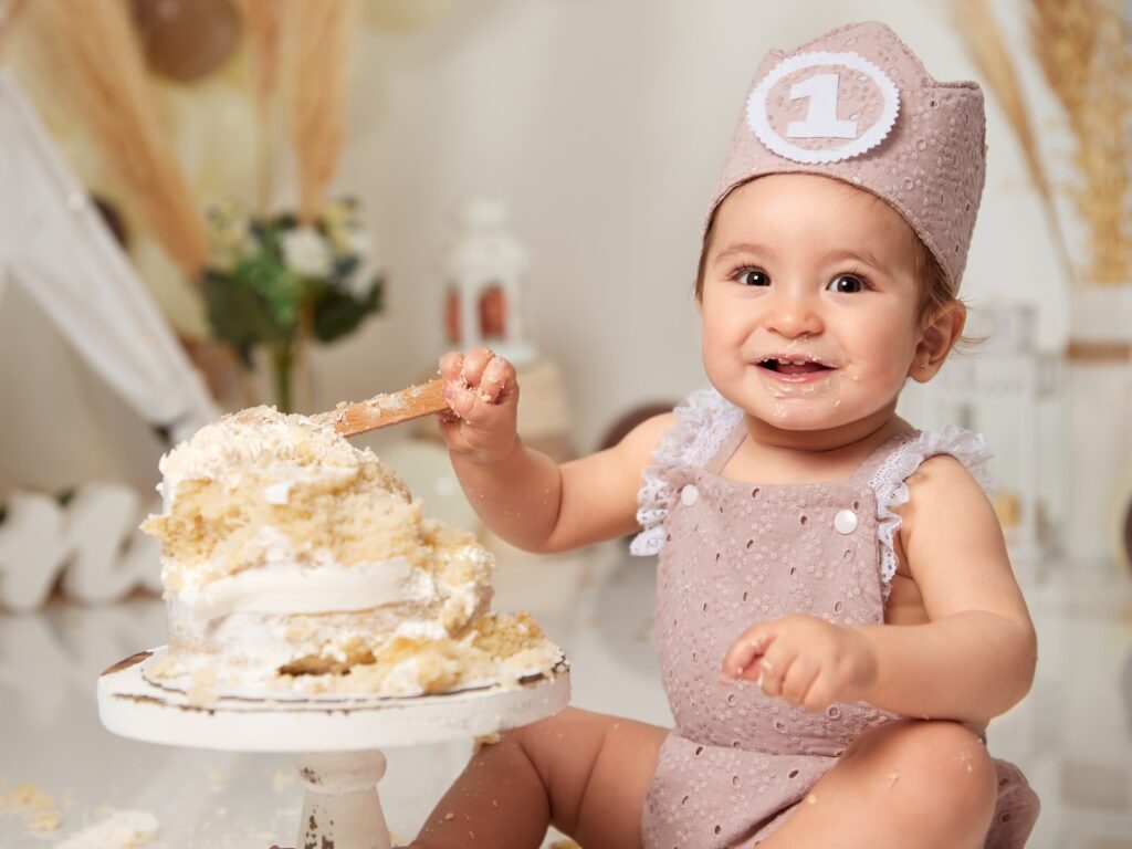 smash cake, Fotografia de recien nacidos